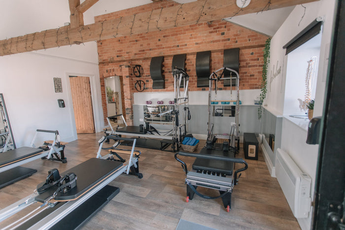 The reformer Pilates studio interior in Lamport, Northampton