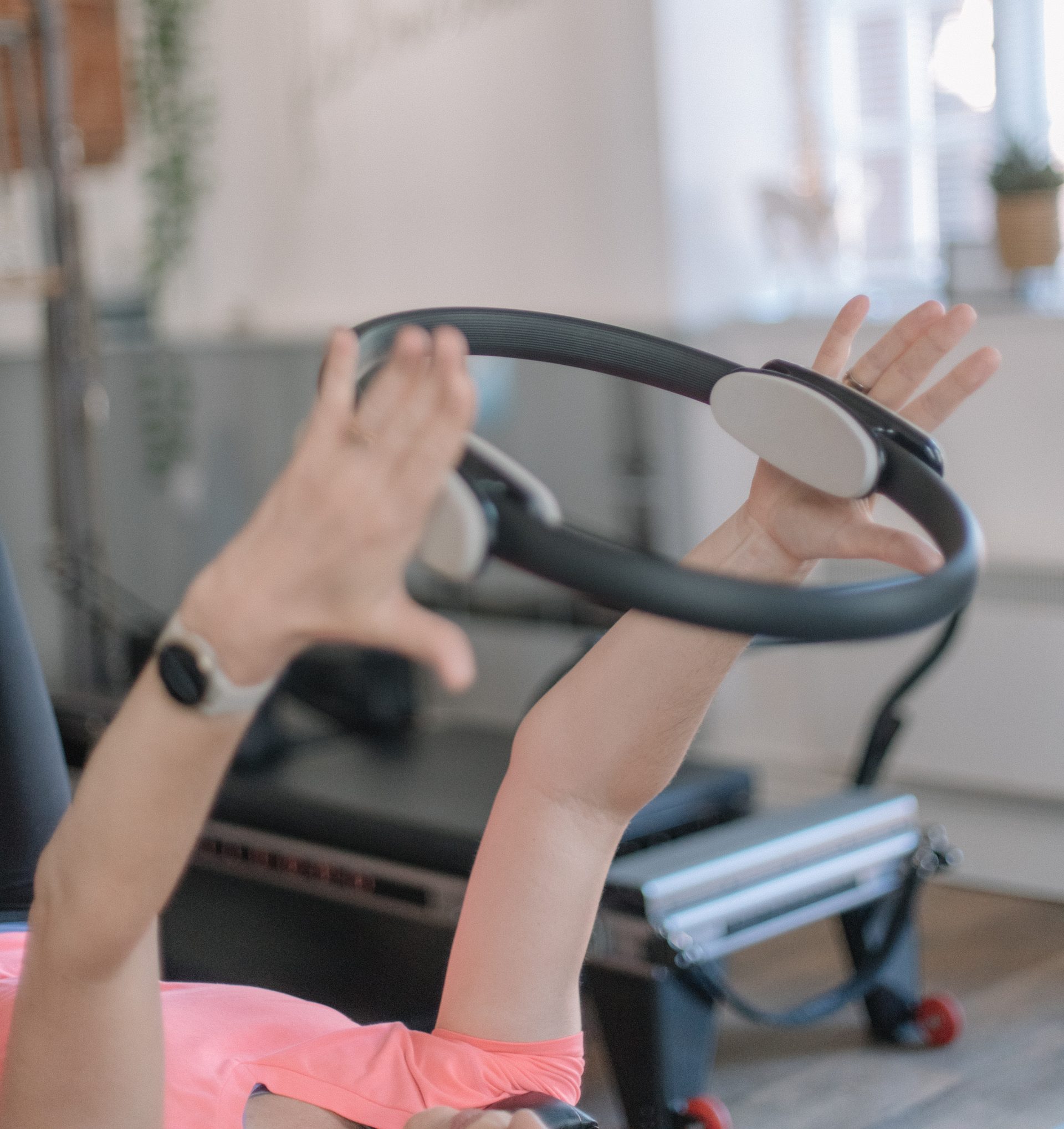 Pilates Magic Circle exercise at The Old Dairy Pilates Studio