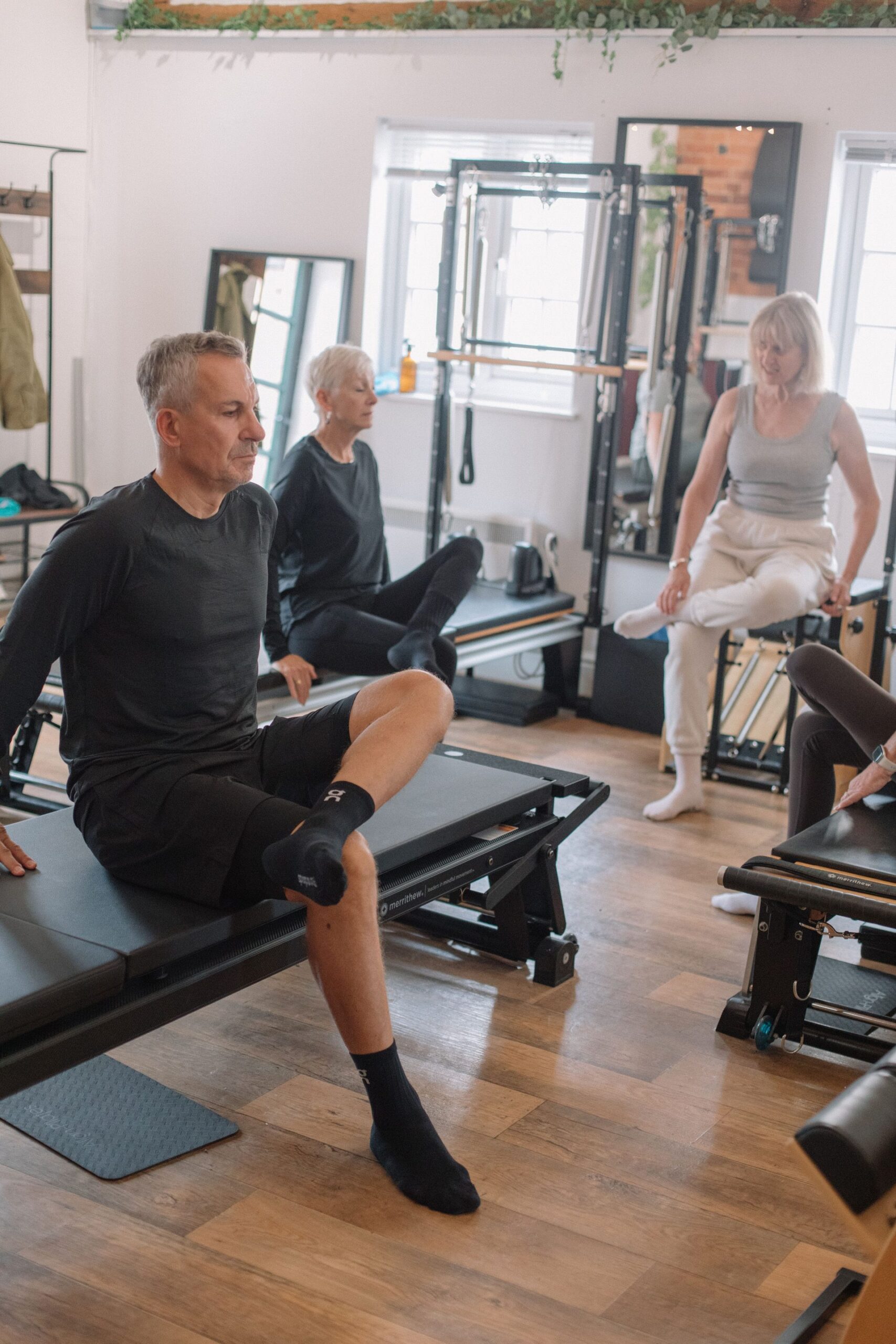 Reformer Pilates class at The Old Dairy Studio