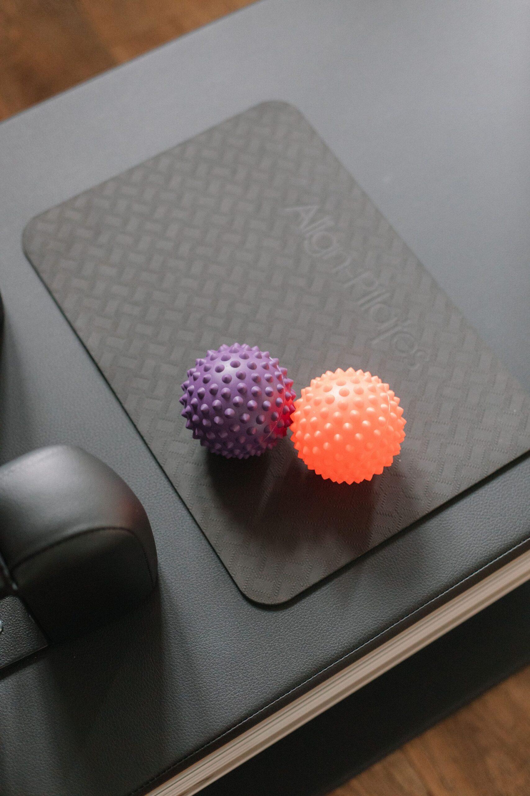 Spikey ball release work at The Old Dairy Pilates Studio