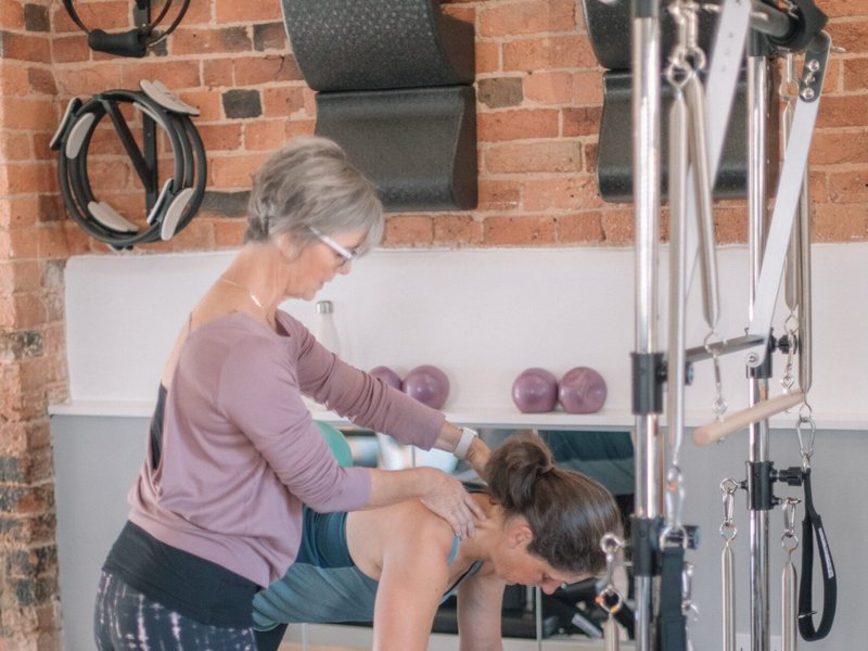 Private 1-to-1 Pilates session at The Old Dairy Studio