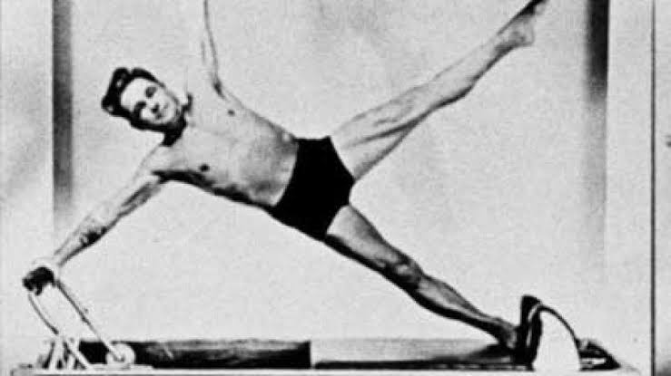 Joseph Pilates on a Reformer
